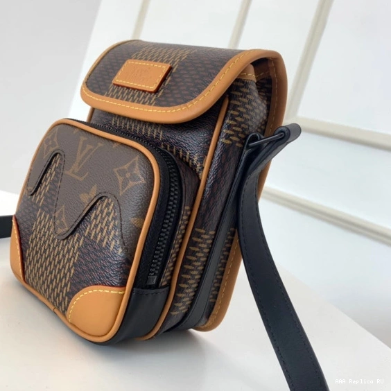 Aaa replica bags VUITTON NANO MESSENGER LOUIS AMAZONE 0710